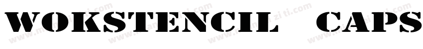 WOKSTENCIL   CAPS ARMY字体转换
